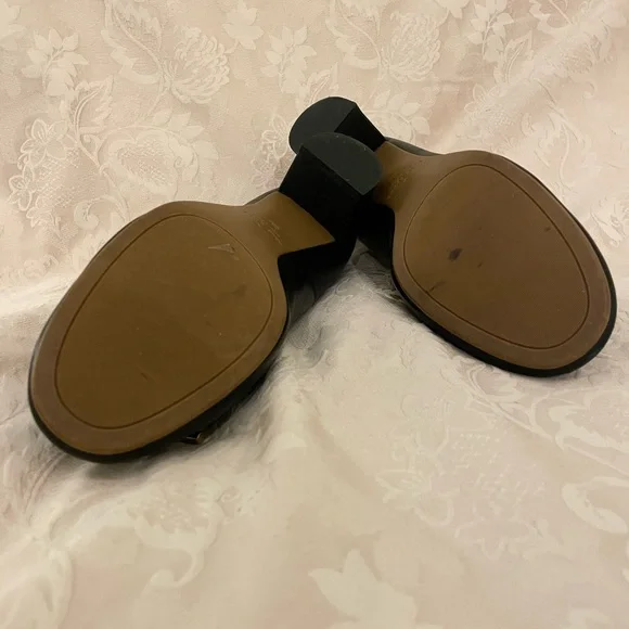 Kate Spade Yasmin leather scallop pump black leather 9 - Picture 5 of 5